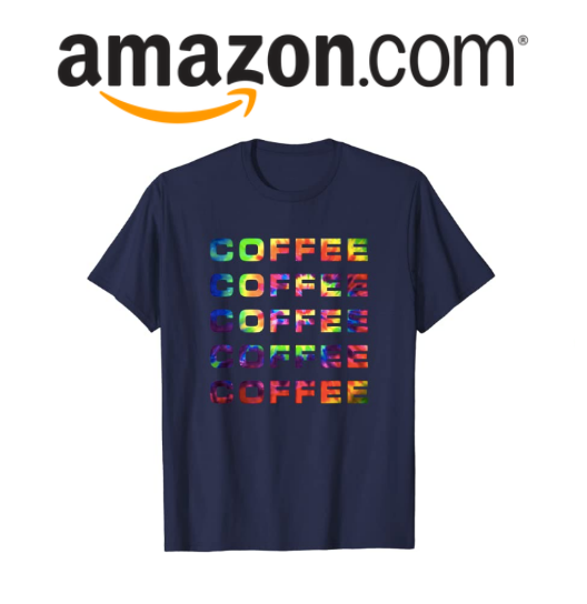 Coffee Lover Tie Dye Graphic T-shirt